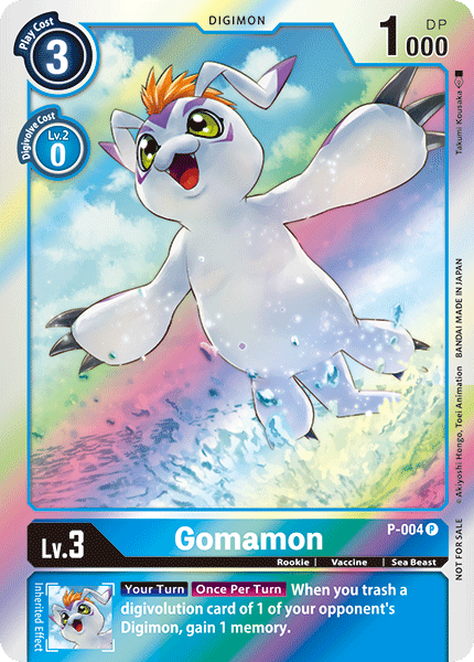 Gomamon [P-004] [Promotional Cards] - Destination Retro