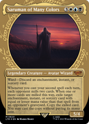 Saruman of Many Colors (Showcase) (Surge Foil) [The Lord of the Rings: Tales of Middle-Earth] - Destination Retro