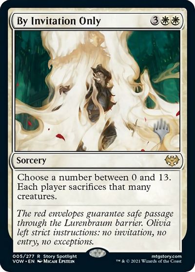 By Invitation Only (Promo Pack) [Innistrad: Crimson Vow Promos] - Destination Retro