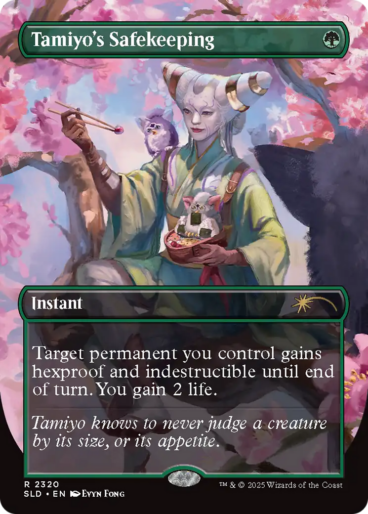 Tamiyo's Safekeeping (Rainbow Foil) [Secret Lair Drop Series] - Destination Retro