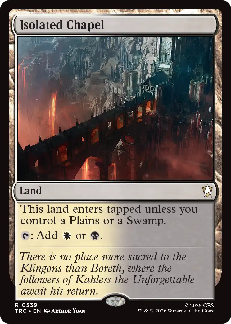 Isolated Chapel (Surge Foil) [Star Trek Commander] - Destination Retro