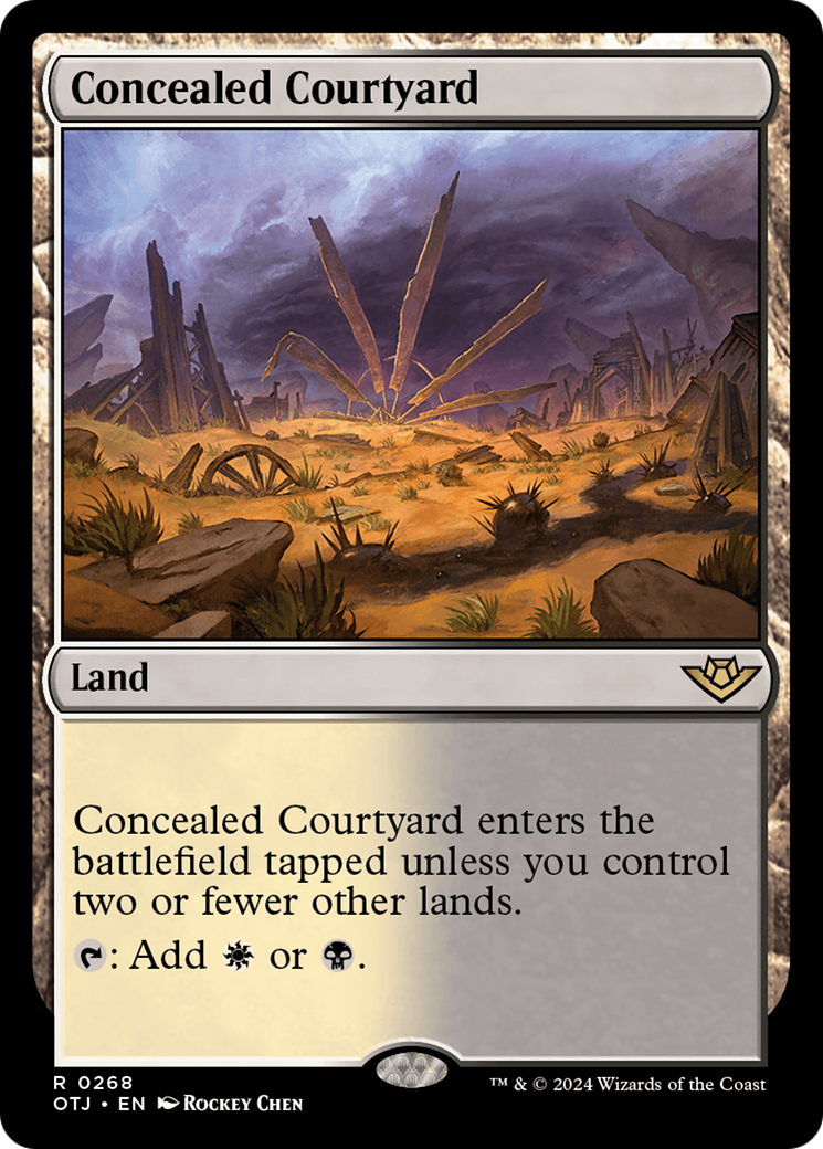 Concealed Courtyard [Outlaws of Thunder Junction] - Destination Retro