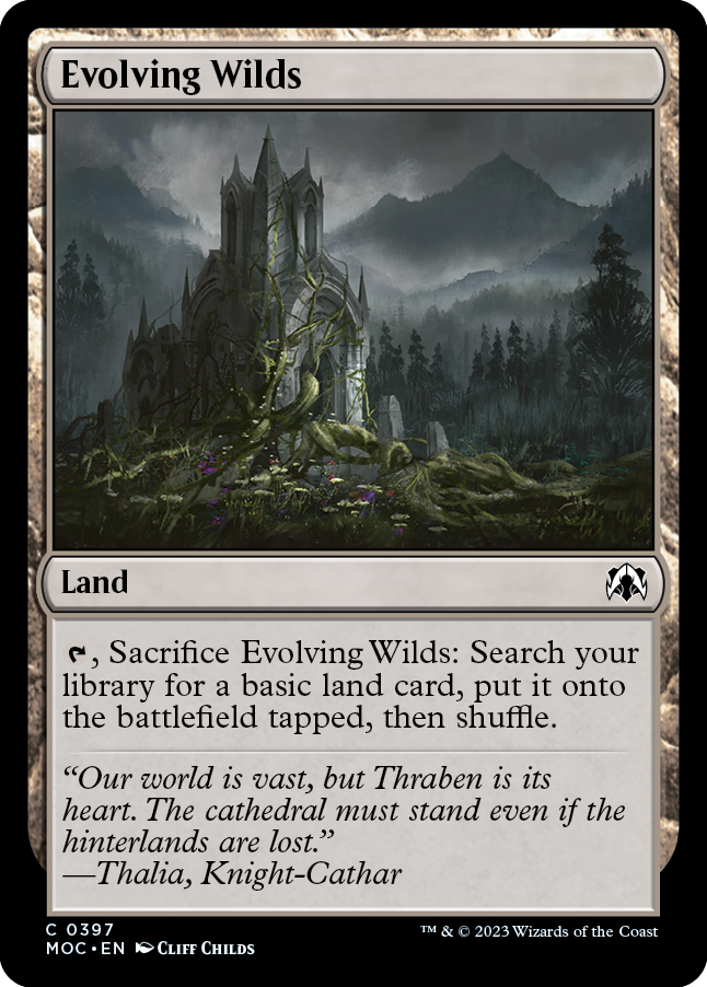 Evolving Wilds [March of the Machine Commander] - Destination Retro