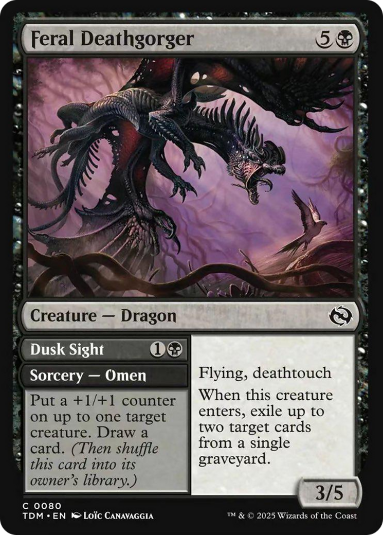 Feral Deathgorger [Tarkir: Dragonstorm] - Destination Retro