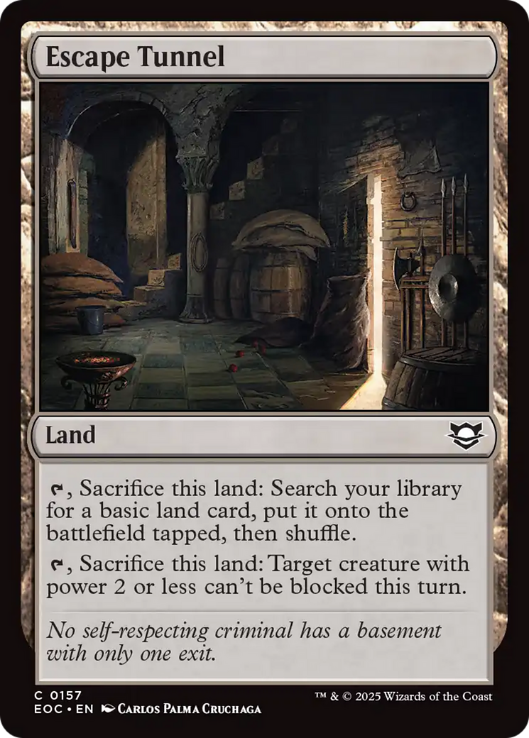 Escape Tunnel [Edge of Eternities Commander] - Destination Retro