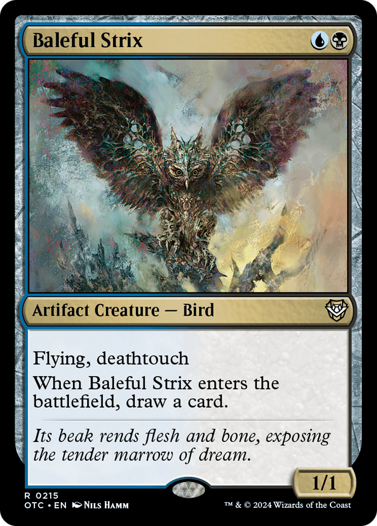 Baleful Strix [Outlaws of Thunder Junction Commander] - Destination Retro