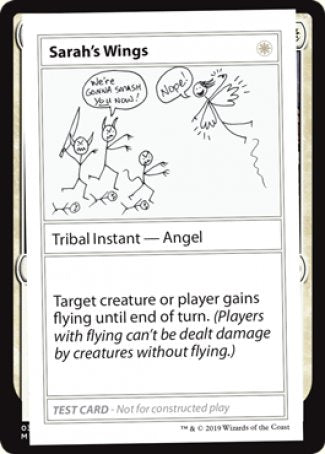 Sarah's Wings (2021 Edition) [Mystery Booster Playtest Cards] - Destination Retro