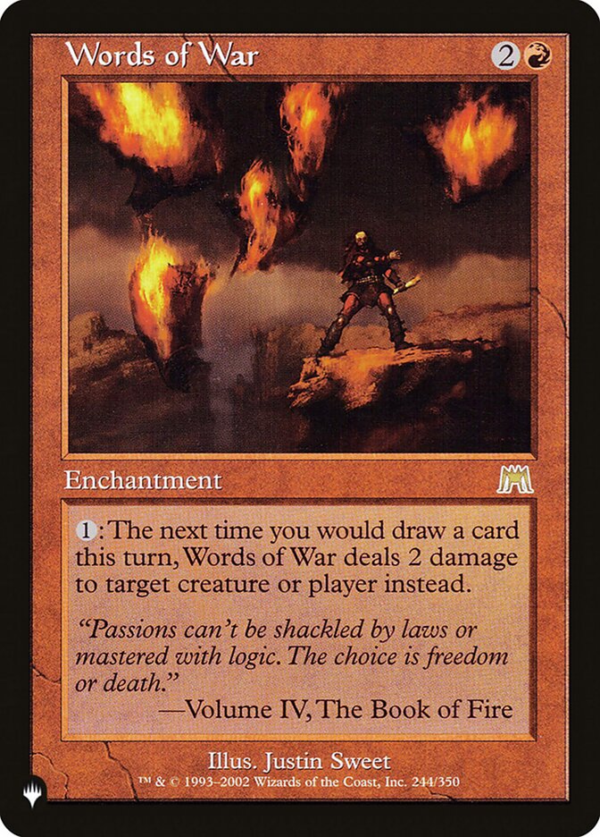 Words of War [The List] - Destination Retro