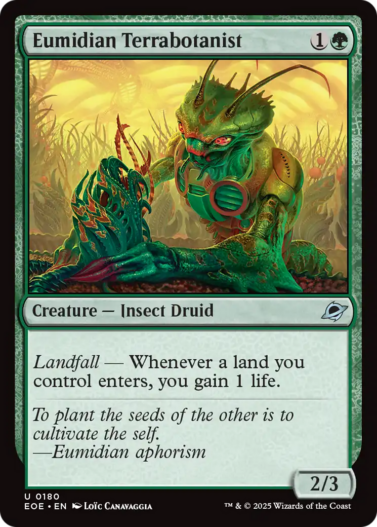 Eumidian Terrabotanist [Edge of Eternities] - Destination Retro