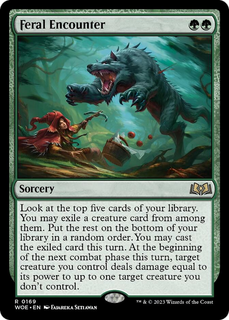 Feral Encounter [Wilds of Eldraine] - Destination Retro