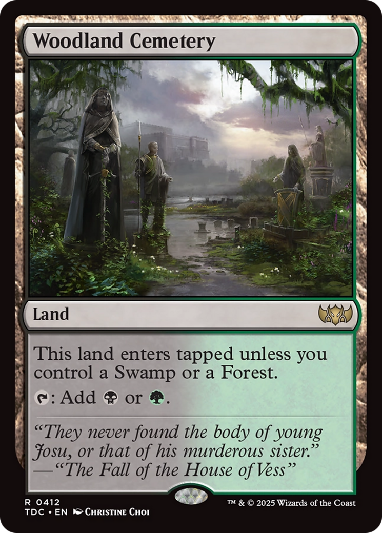 Woodland Cemetery [Tarkir: Dragonstorm Commander] - Destination Retro