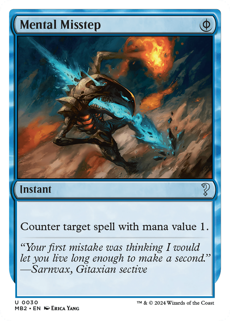 Mental Misstep (White Border) [Mystery Booster 2] - Destination Retro