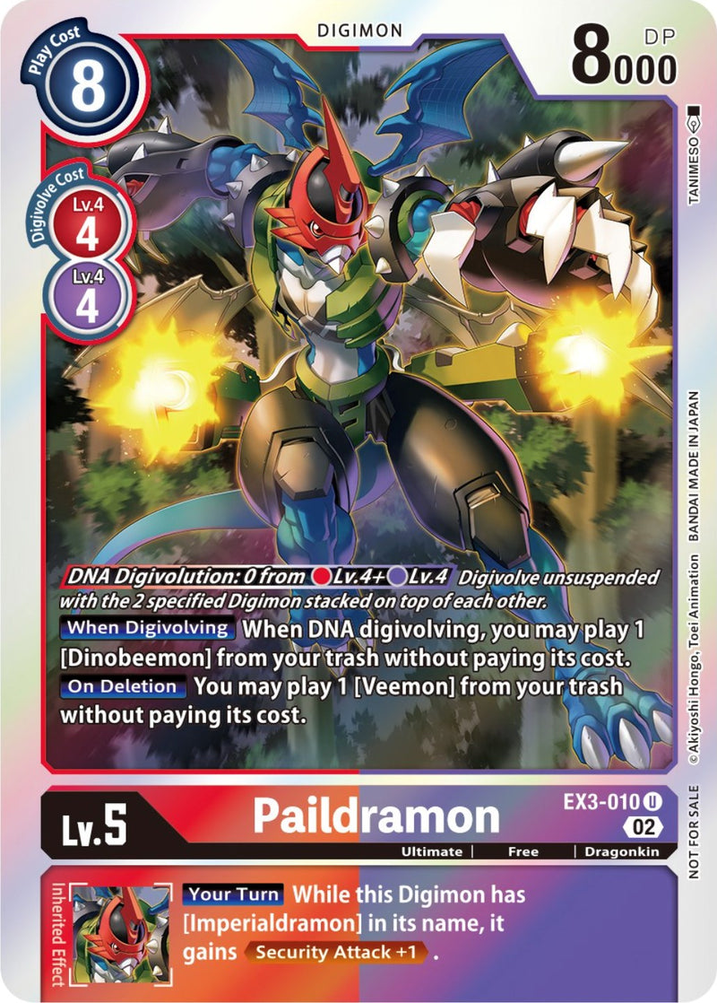 Paildramon [EX3-010] (Alternate Art) [Draconic Roar] - Destination Retro