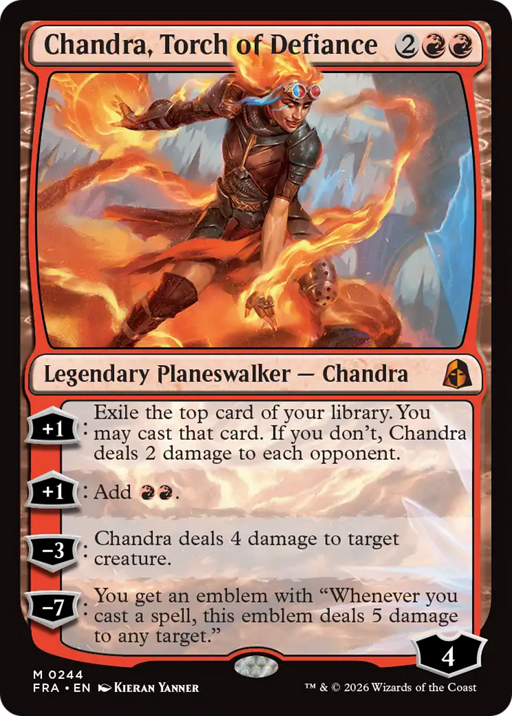 Chandra, Torch of Defiance [Reality Fracture] - Destination Retro