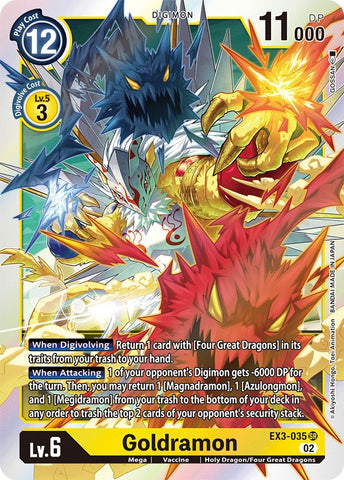 Goldramon [EX3-035] [Draconic Roar] - Destination Retro