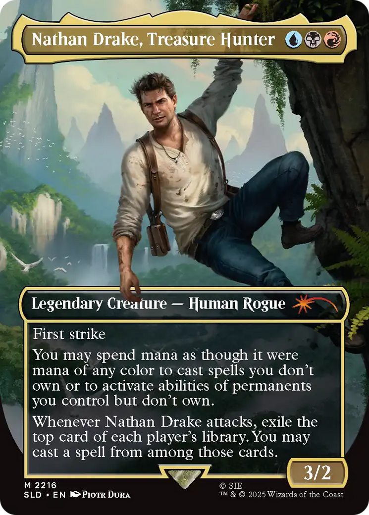 Nathan Drake, Treasure Hunter [Secret Lair Drop Series] - Destination Retro