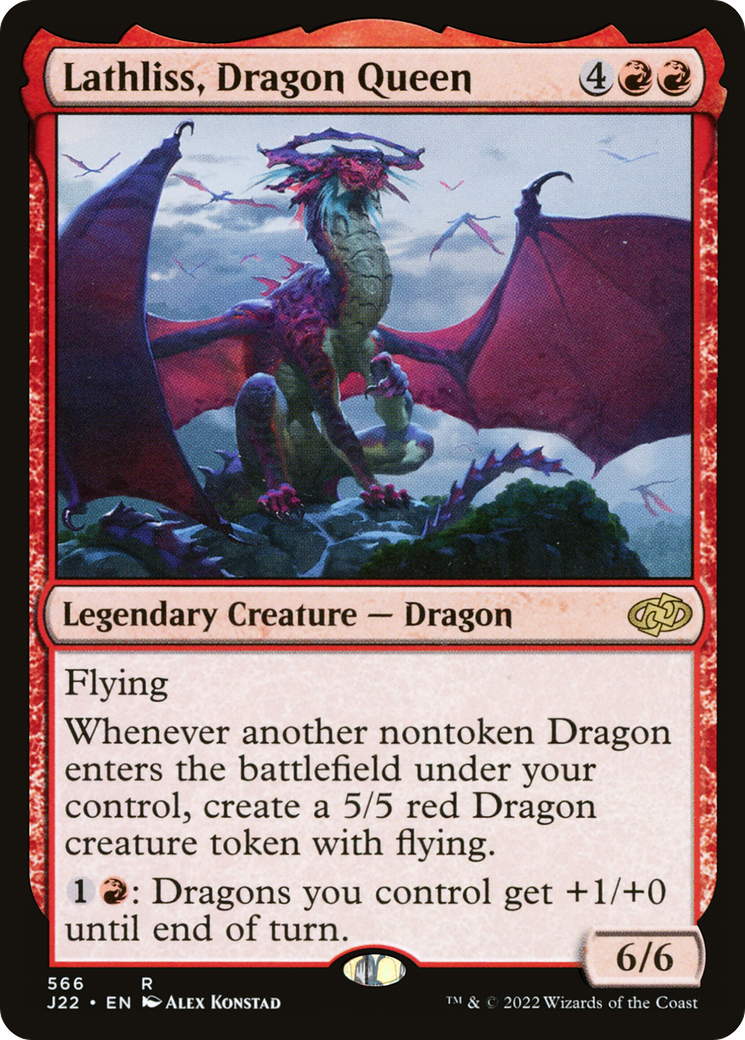 Lathliss, Dragon Queen [Jumpstart 2022] - Destination Retro