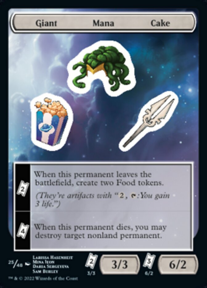 Giant Mana Cake [Unfinity Stickers] - Destination Retro