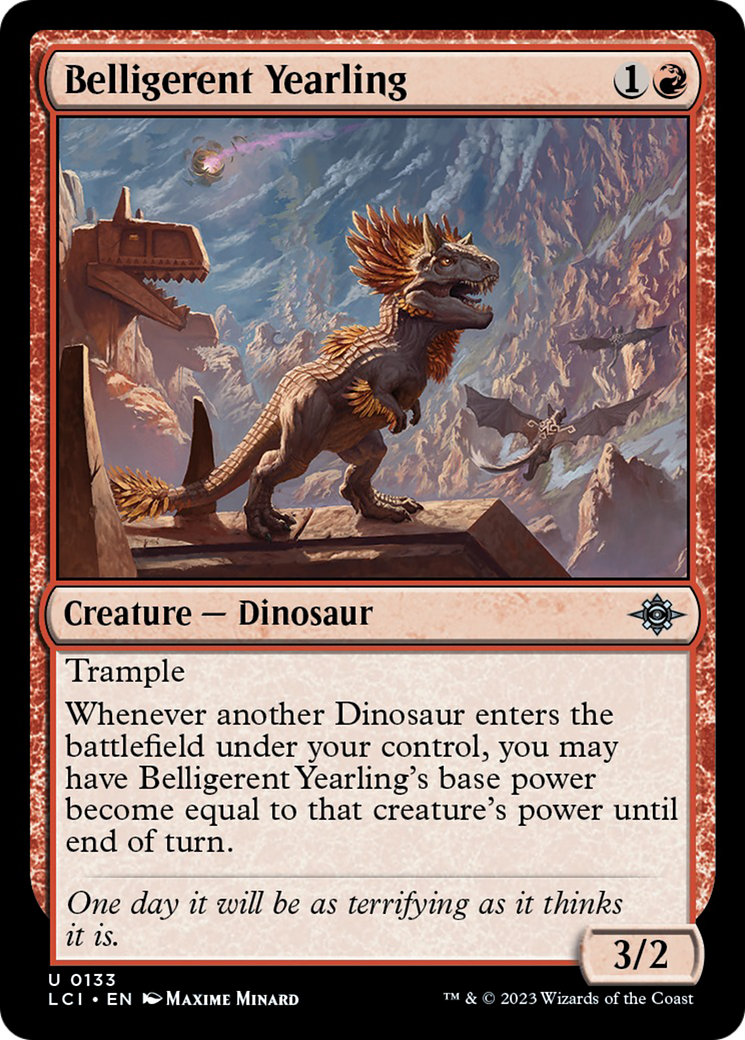 Belligerent Yearling [The Lost Caverns of Ixalan] - Destination Retro