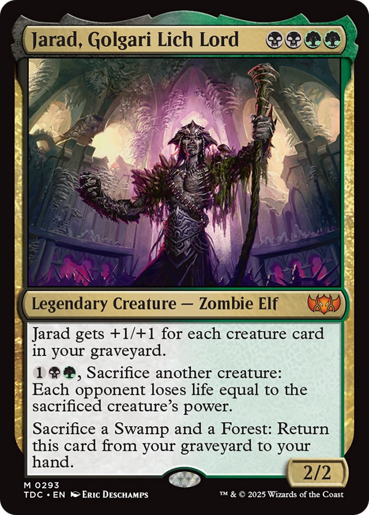 Jarad, Golgari Lich Lord [Tarkir: Dragonstorm Commander] - Destination Retro