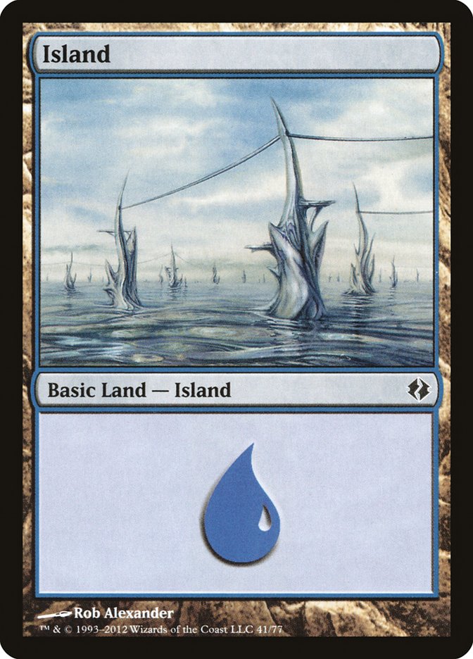 Island (41) [Duel Decks: Venser vs. Koth] - Destination Retro