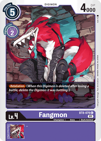 Fangmon [BT8-076] [New Awakening] - Destination Retro