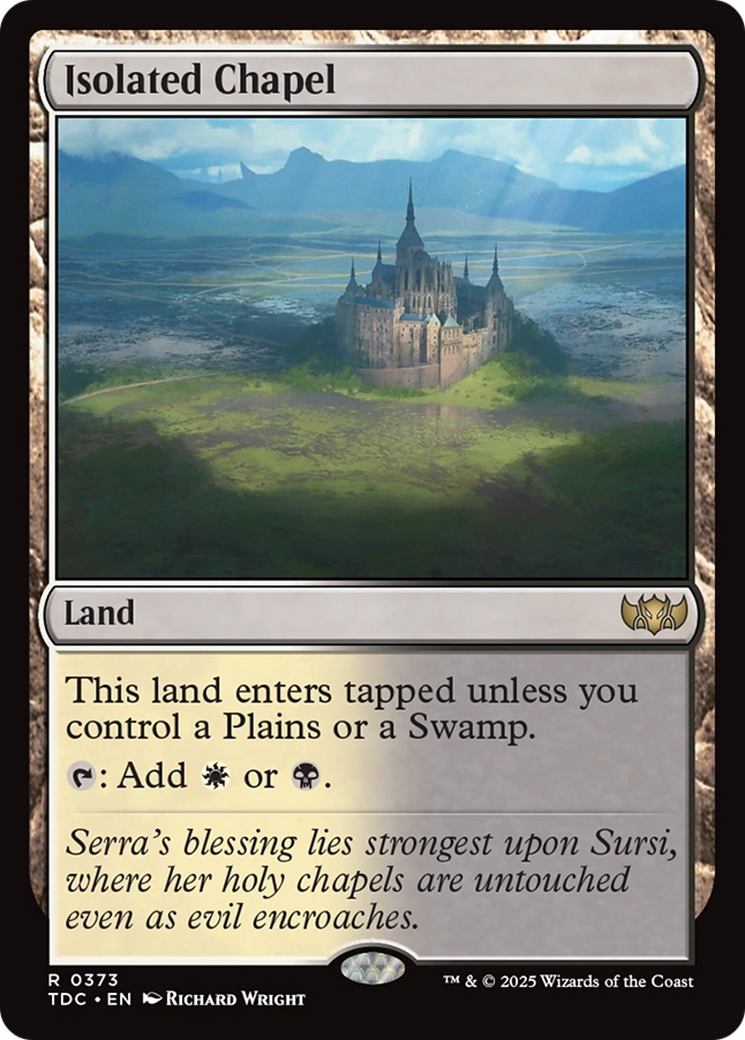 Isolated Chapel [Tarkir: Dragonstorm Commander] - Destination Retro