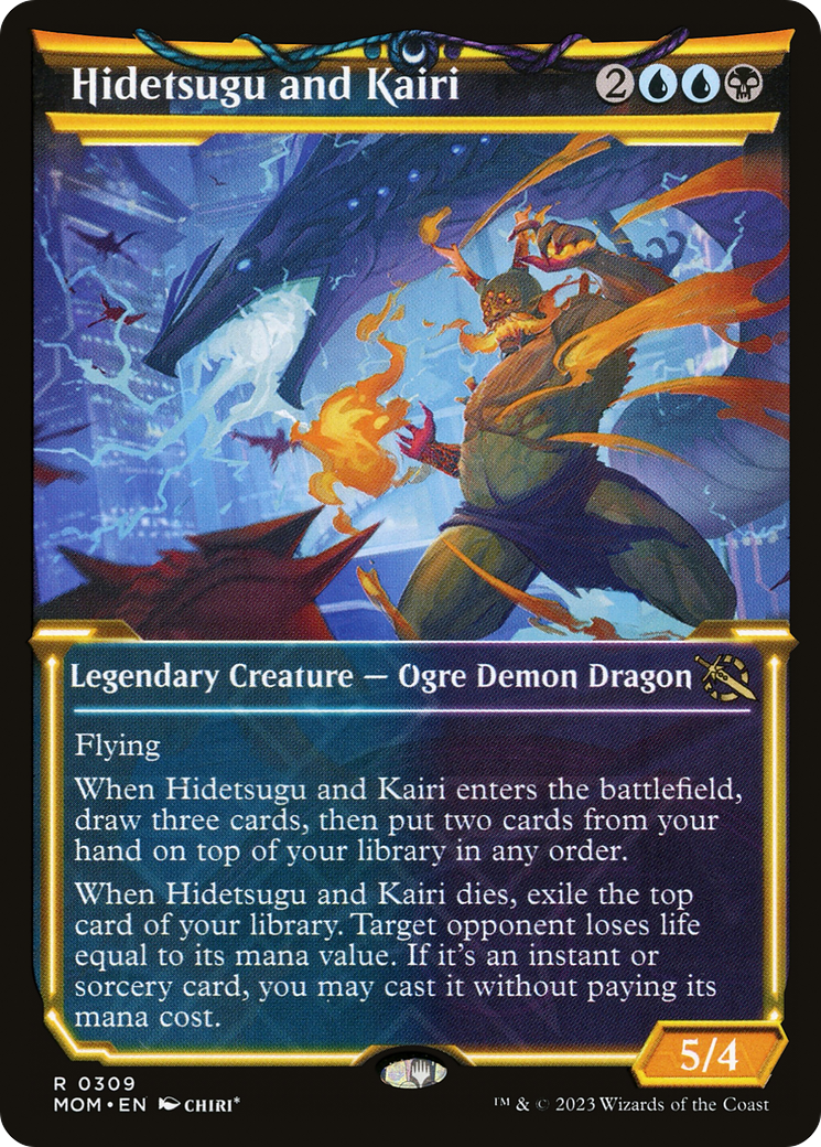 Hidetsugu and Kairi (Showcase Planar Booster Fun) [March of the Machine] - Destination Retro