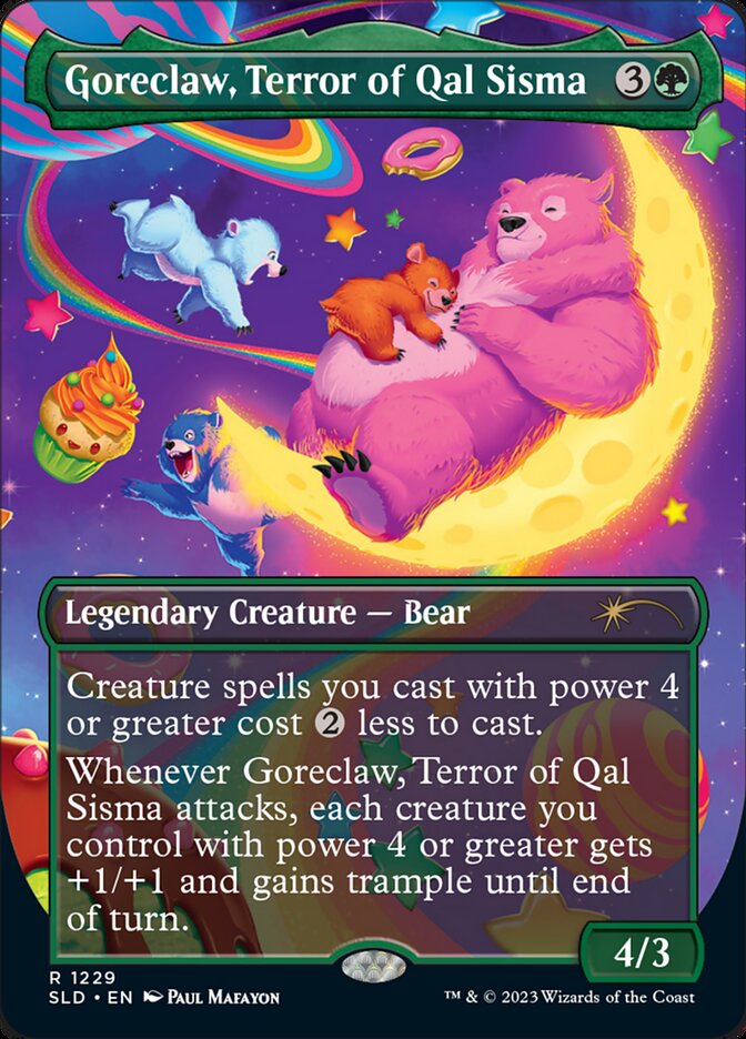 Goreclaw, Terror of Qal Sisma (Borderless) [Secret Lair Drop Series] - Destination Retro