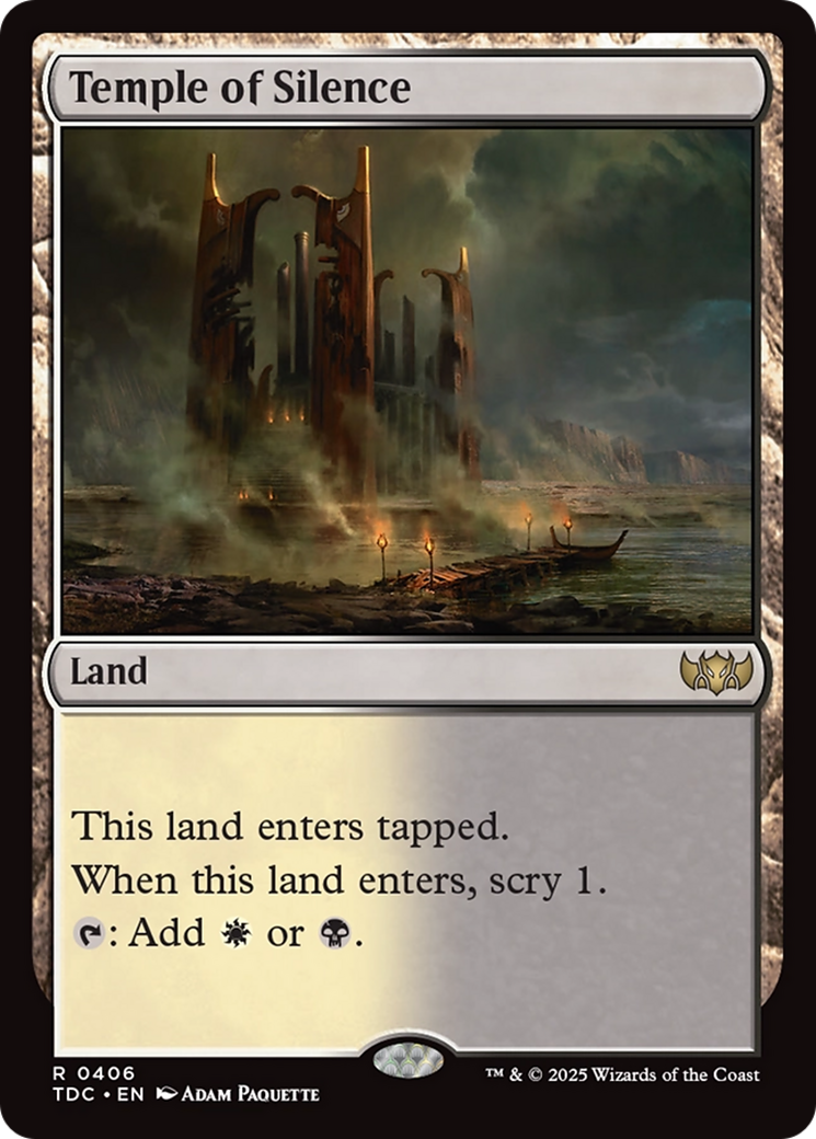 Temple of Silence [Tarkir: Dragonstorm Commander] - Destination Retro