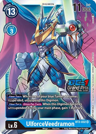 UlforceVeedramon [BT2-032] (DC-1 Grand Prix) [Release Special Booster Promos] - Destination Retro