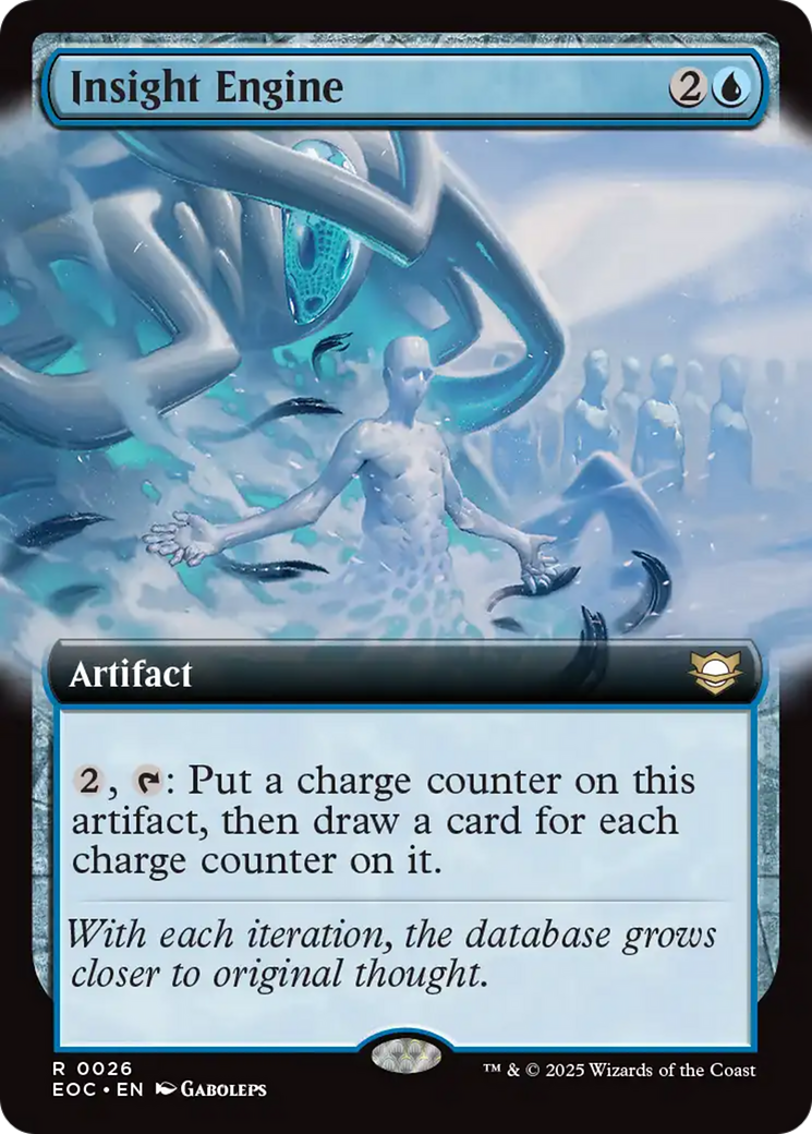 Insight Engine (Extended Art) [Edge of Eternities Commander] - Destination Retro