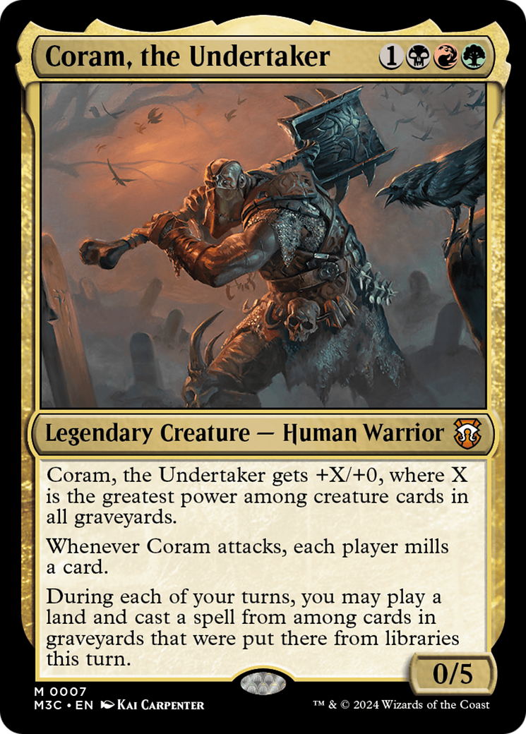Coram, the Undertaker [Modern Horizons 3 Commander] - Destination Retro