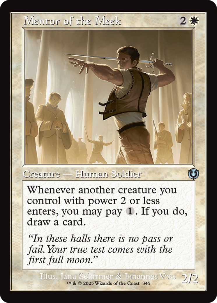Mentor of the Meek (Retro Frame) [Innistrad Remastered] - Destination Retro
