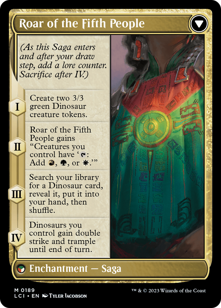 Huatli, Poet of Unity // Roar of the Fifth People [The Lost Caverns of Ixalan] - Destination Retro