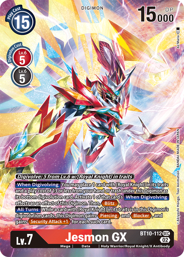Jesmon GX [BT10-112] (Alternate Art) [Xros Encounter] - Destination Retro