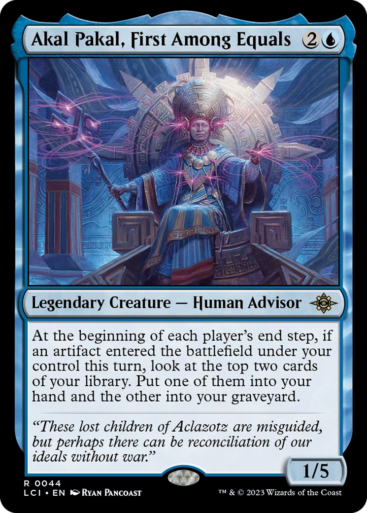 Akal Pakal, First Among Equals [The Lost Caverns of Ixalan] - Destination Retro
