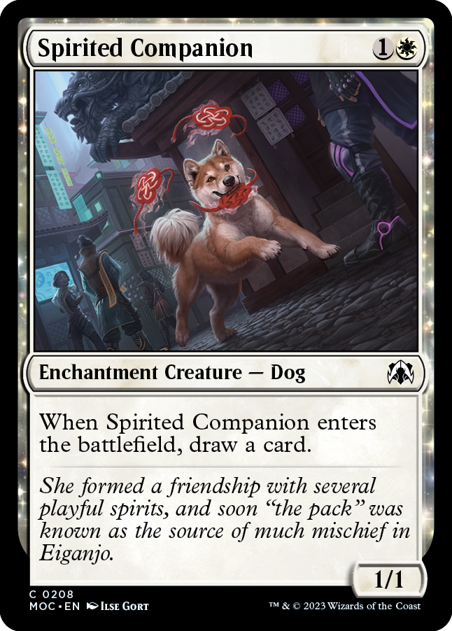 Spirited Companion [March of the Machine Commander] - Destination Retro