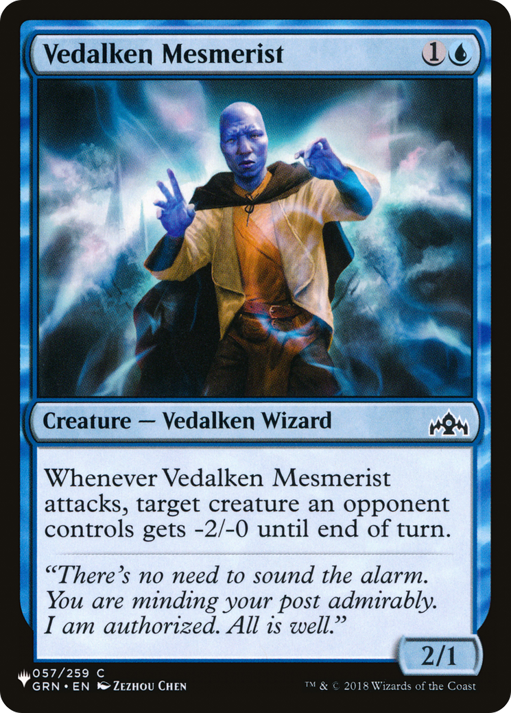Vedalken Mesmerist [The List] - Destination Retro