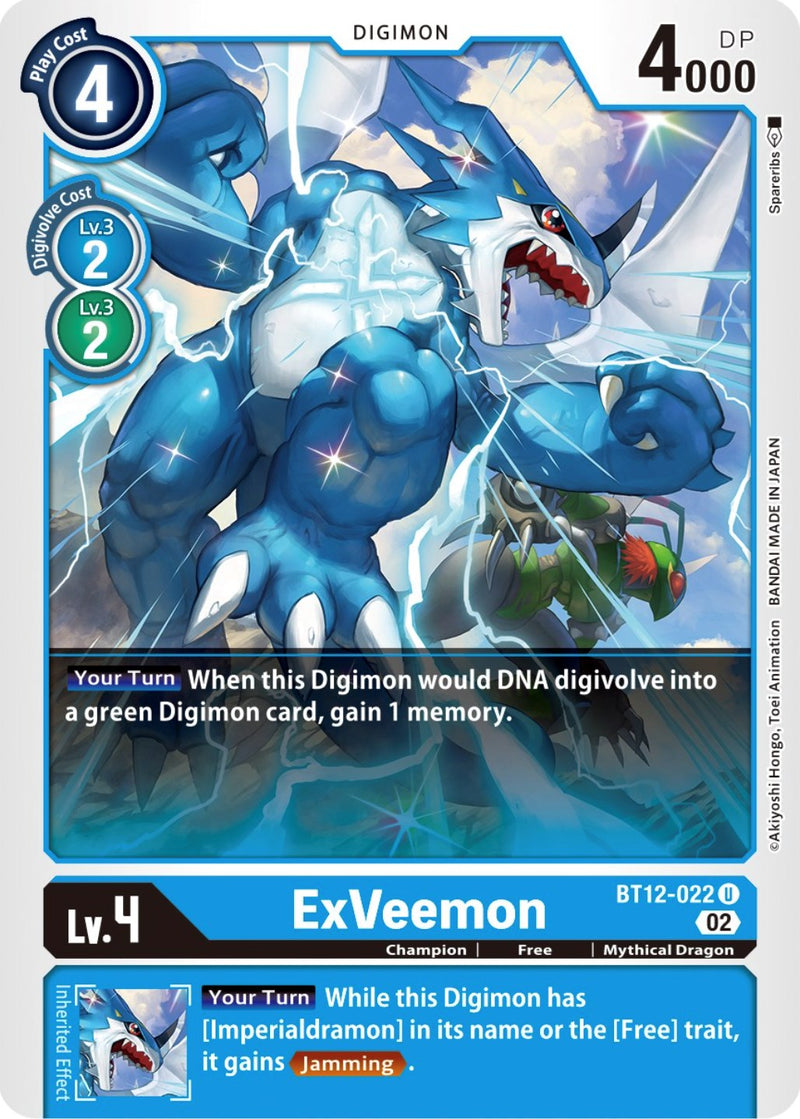 ExVeemon [BT12-022] [Across Time] - Destination Retro