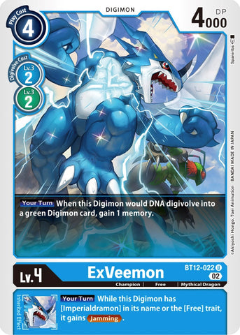 ExVeemon [BT12-022] [Across Time] - Destination Retro
