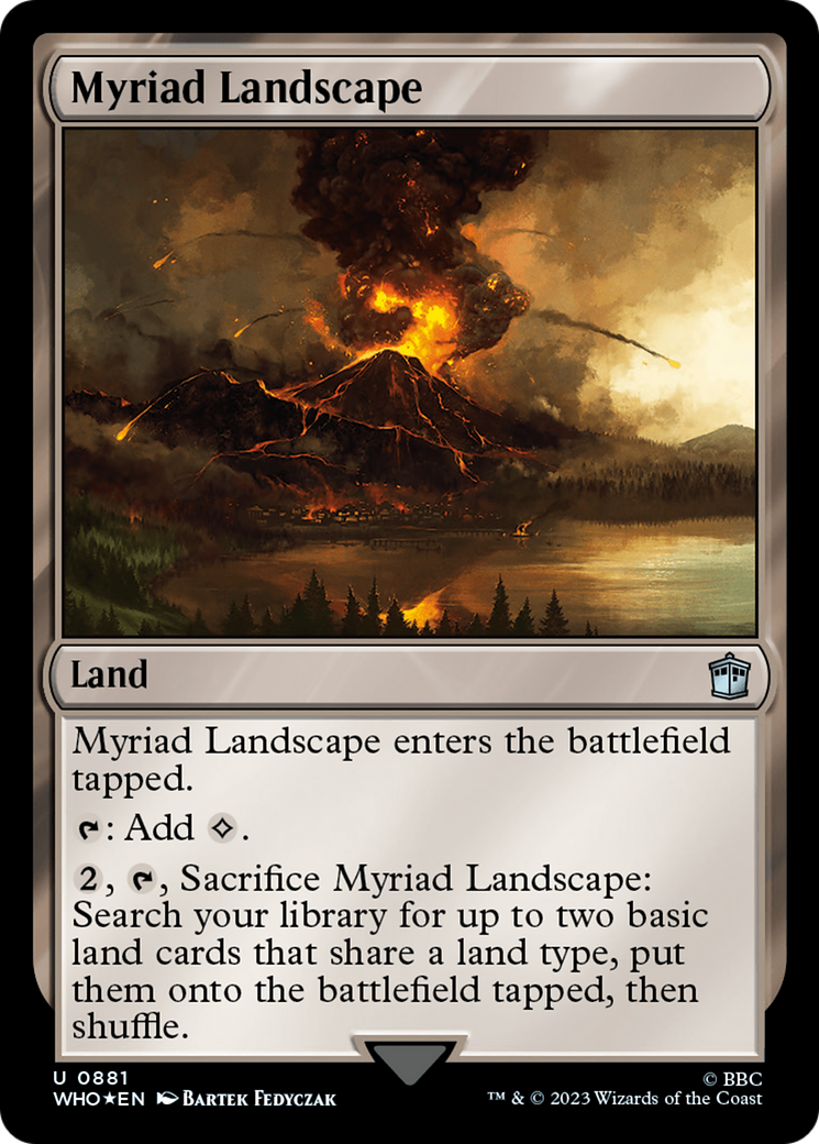 Myriad Landscape (Surge Foil) [Doctor Who] - Destination Retro