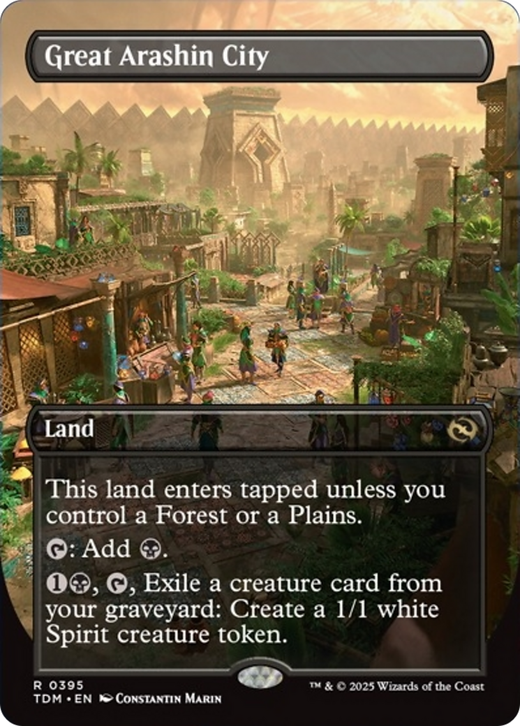 Great Arashin City (Borderless) [Tarkir: Dragonstorm] - Destination Retro