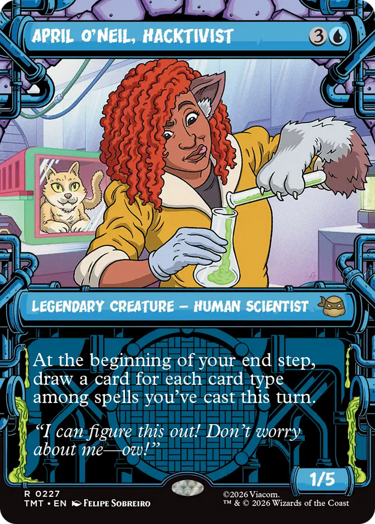 April O'Neil, Hacktivist (0227) (Showcase) [Teenage Mutant Ninja Turtles] - Destination Retro