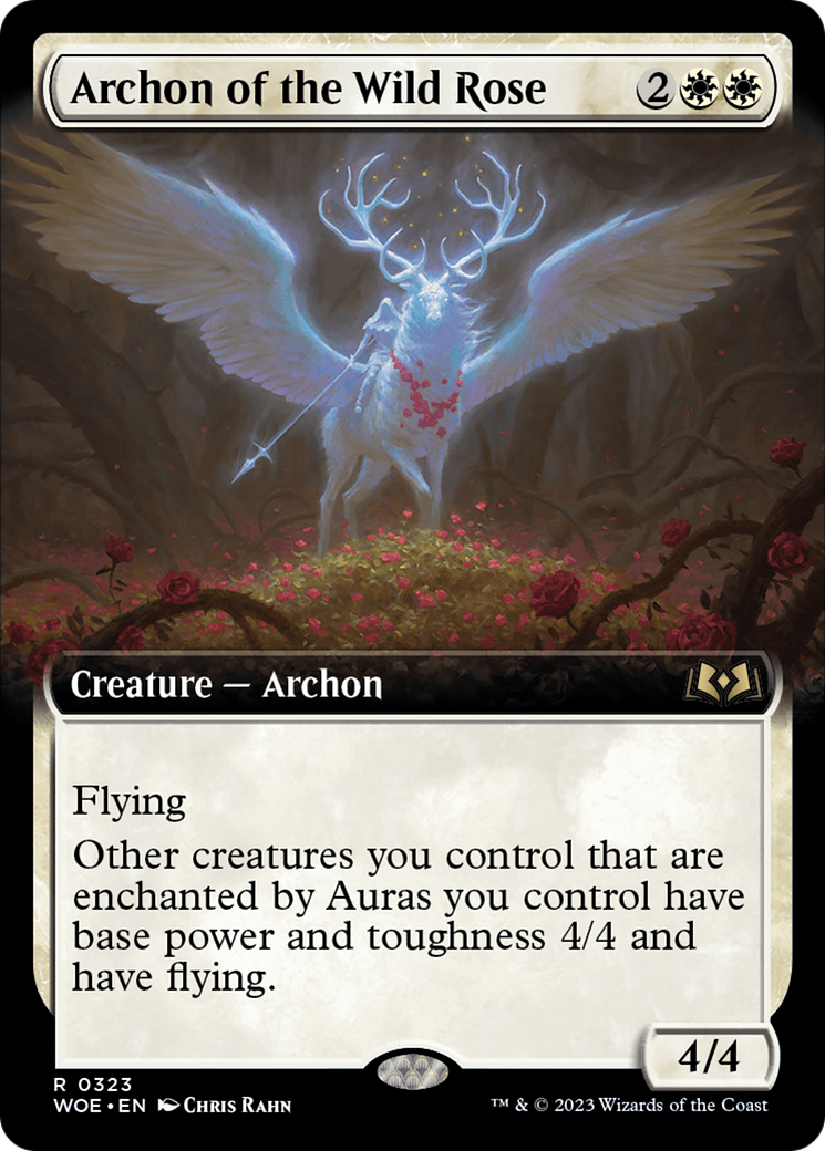 Archon of the Wild Rose (Extended Art) [Wilds of Eldraine] - Destination Retro