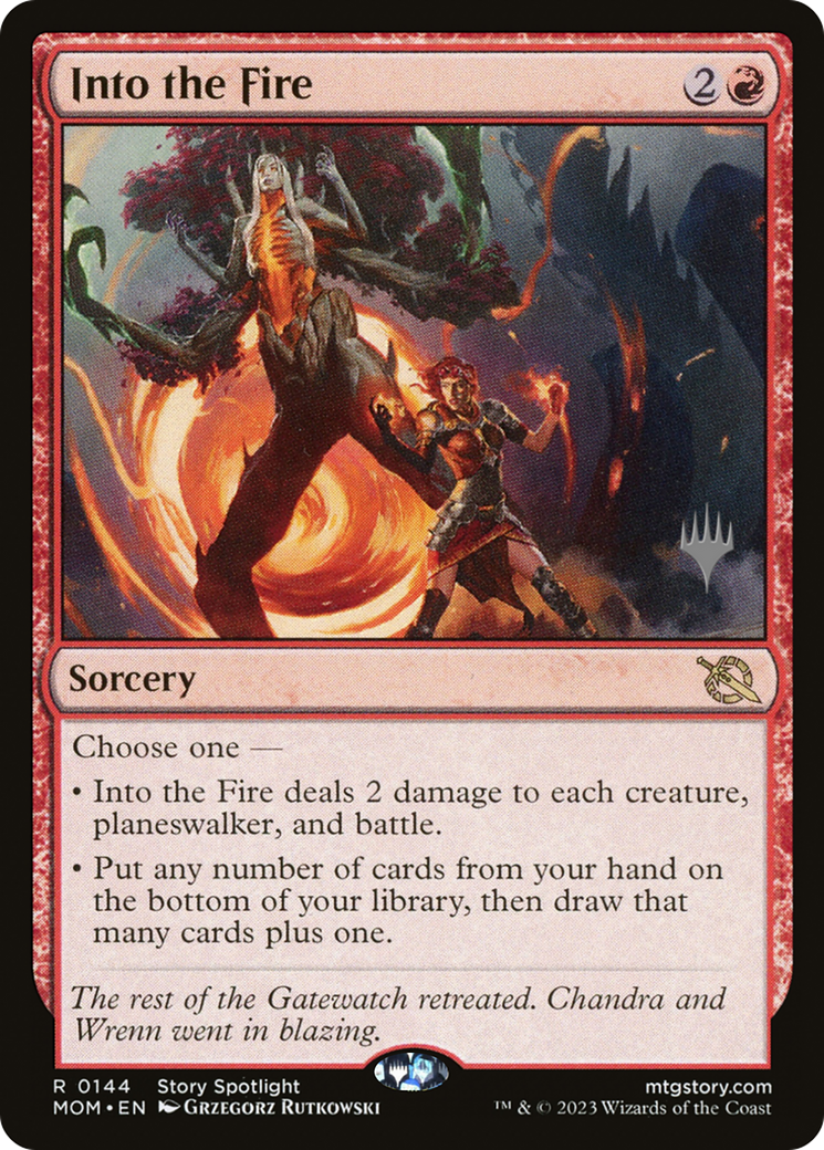 Into the Fire (Promo Pack) [March of the Machine Promos] - Destination Retro