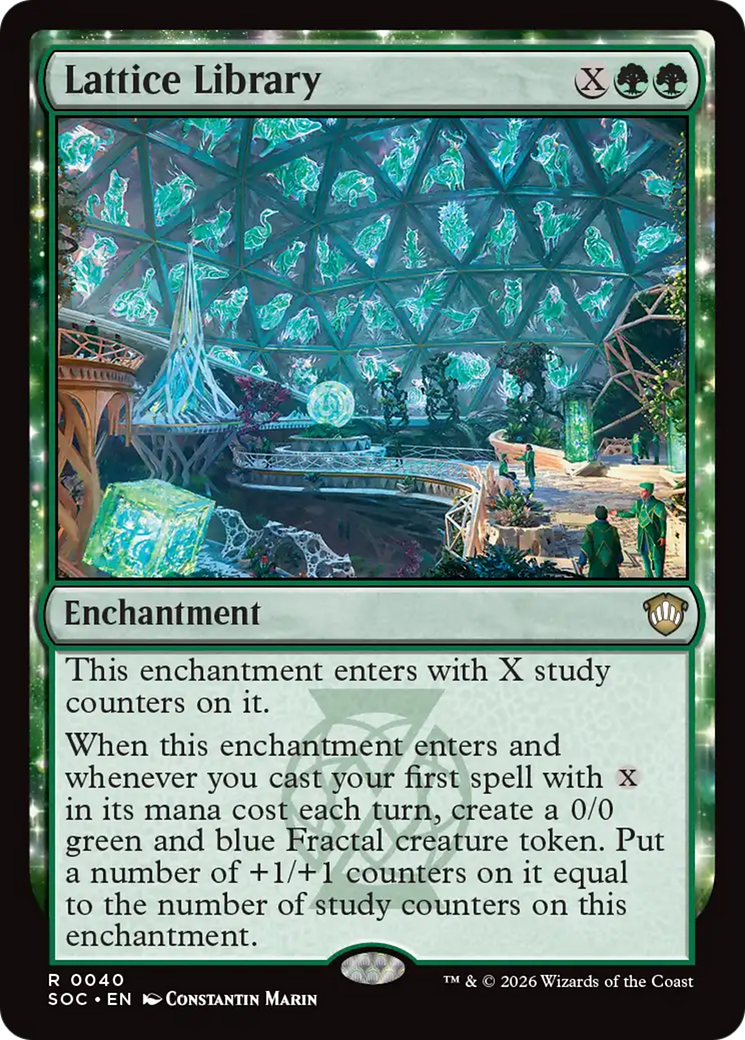 Lattice Library [Secrets of Strixhaven Commander] - Destination Retro