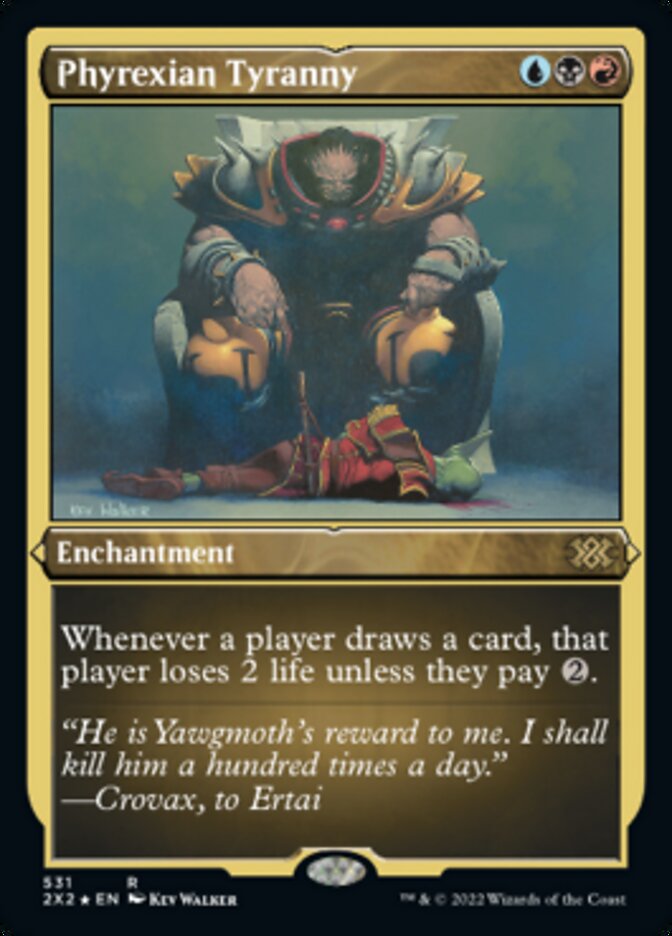 Phyrexian Tyranny (Foil Etched) [Double Masters 2022] - Destination Retro