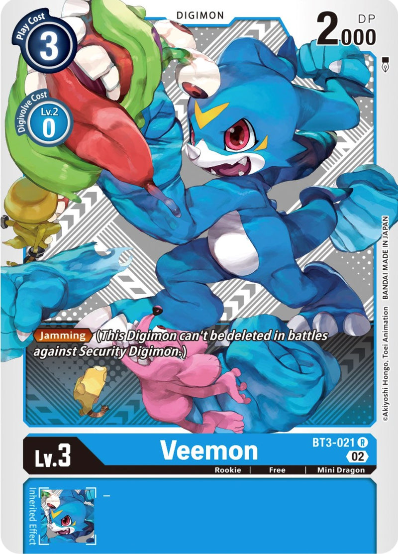 Veemon [BT3-021] (Winner Pack Dimensional Phase) [Release Special Booster Promos] - Destination Retro