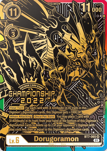 Dorugoramon [BT7-065] (2022 Championship Finals 1st Place) [Next Adventure Promos] - Destination Retro